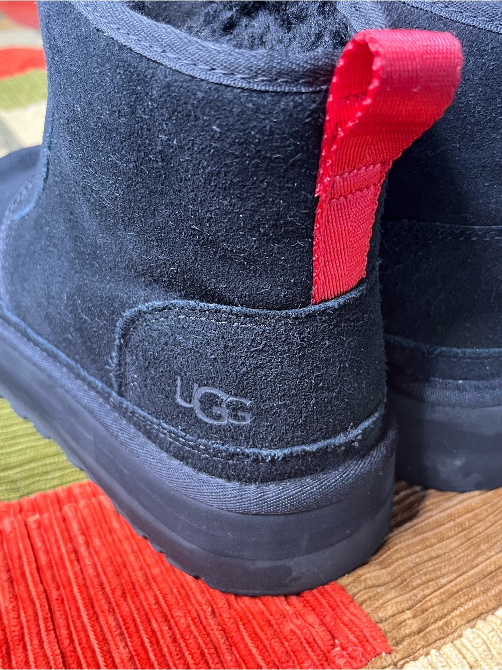 UGG Neumel Platform Zip Black Suede Boots
Women's Size 10 Style 1122677 - Picture 5 of 10